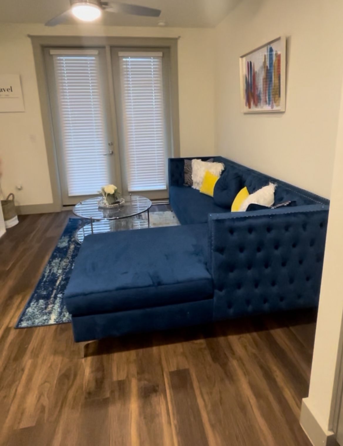Blue Sectional Couch For Sale