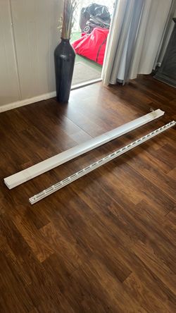 White Vertical Blind Track and Rail Set