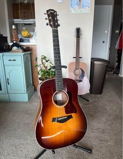 Taylor Sunburst Electric Acoustic Guitar