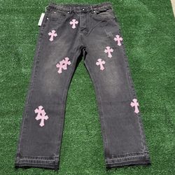 Black Chrome Jeans
