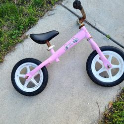 Balance Bike Girl Pink Toddler