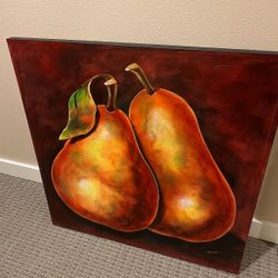 Pear Canvas Wall Art