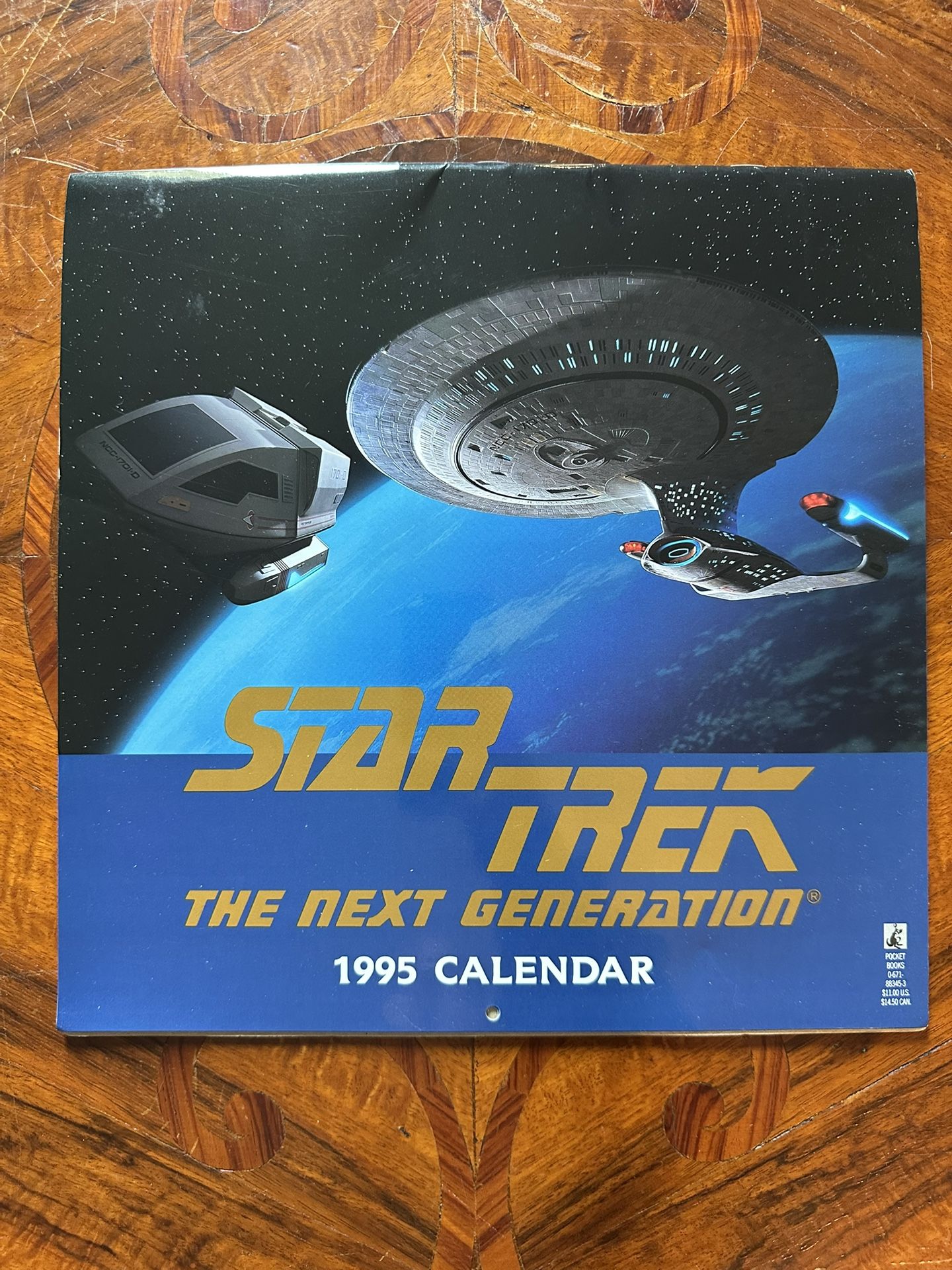 Star Trek: The Next Generation 1995 Wall Calendar – Vintage Pocket Books Edition (Paramount, 1994)