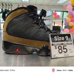 Jordan 9 Retro Olive 2024