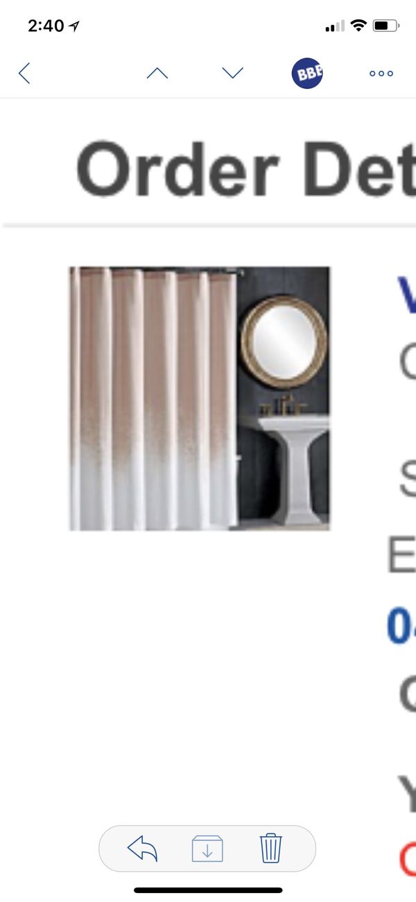 Vince Camuto Blush Ombré Shower Curtain For In Bwood Tn Vince Camuto Blush Ombré Shower Curtain