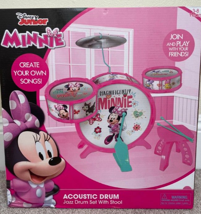 Minnie Mouse Drum Set