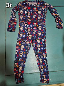 Kids bamboo Sugar Skull Set Size 3T