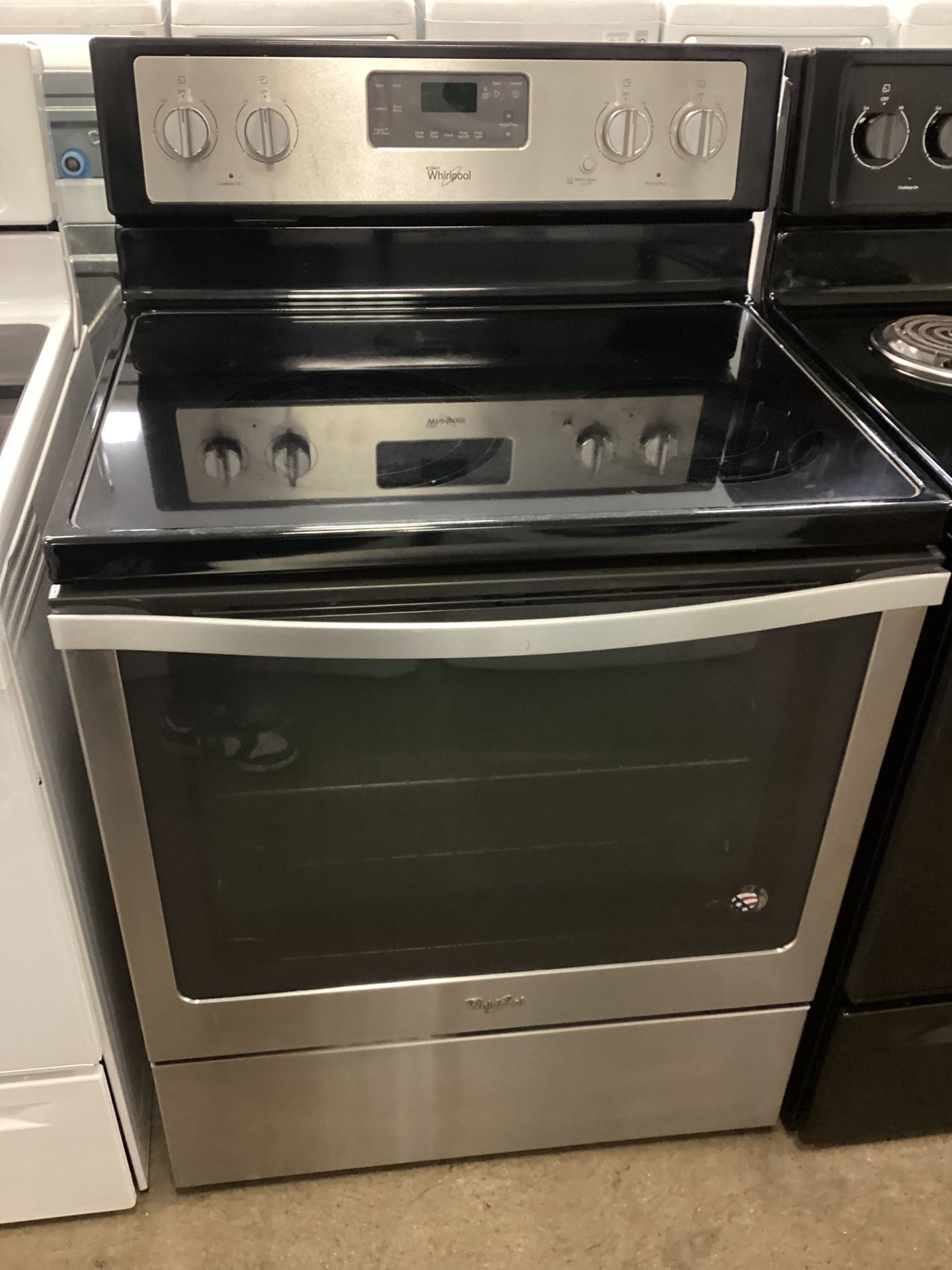 Whirlpool 30 in. Glass Top Electric Stove 