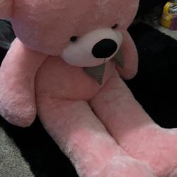 6 foot pink teddy bear