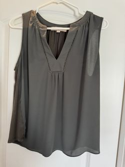 Ann Taylor Loft Tank Hunter Green