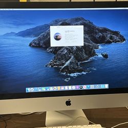 Apple iMac 27” Late 2013 Intel Quad Core , 24gb RAM, Nvidia GeForce GT 755M 1GB, macOS Catalina. Comes with Apple keyboard & Mouse. Packed wi