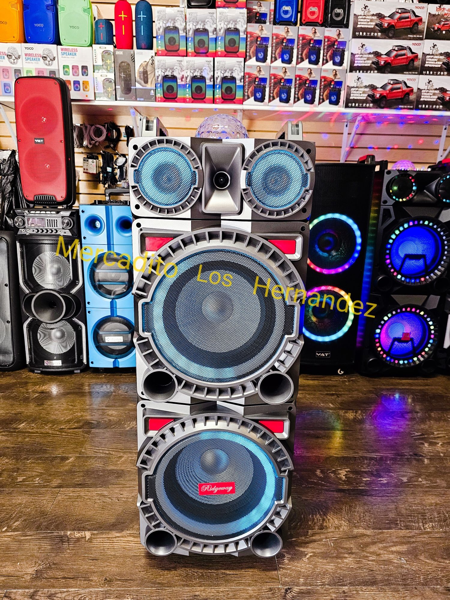 9000w Party Bluetooth Speaker ❗️Amazing Bass - Mic Included - USB - Sd Card - Player ❗️Ridgeway