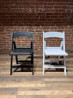 Resin padded chairs s,a,l,e