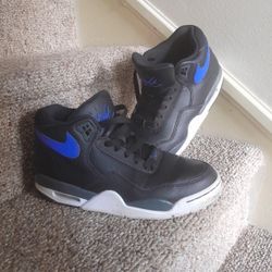 Nike Air Force 180 Trainers Black And Blue