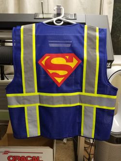 Superman Safety Vest - Royal Blue 