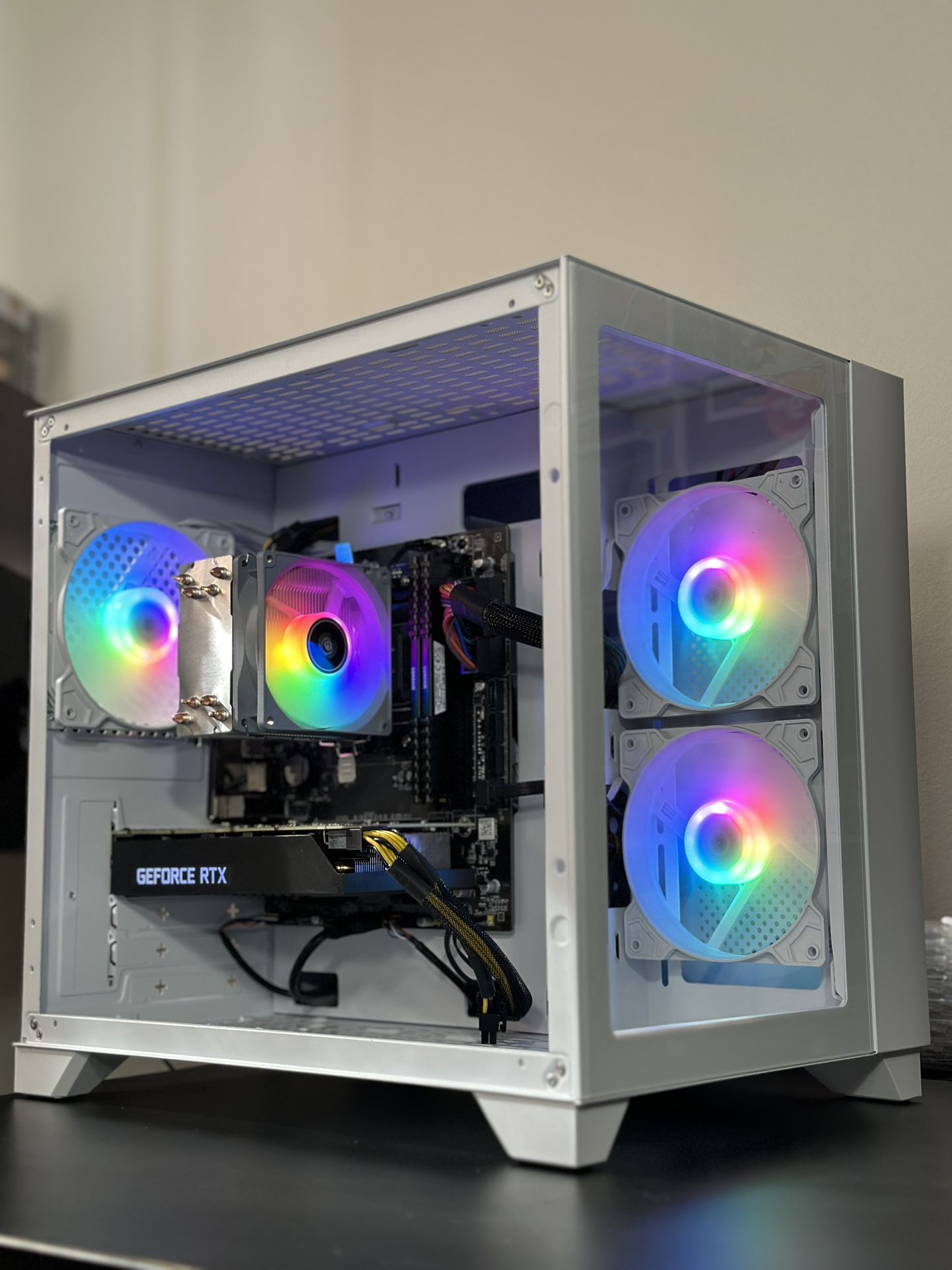 RGB Gaming PC RTX 3060 12GB Ryzen 5600 Windows 11 Pro