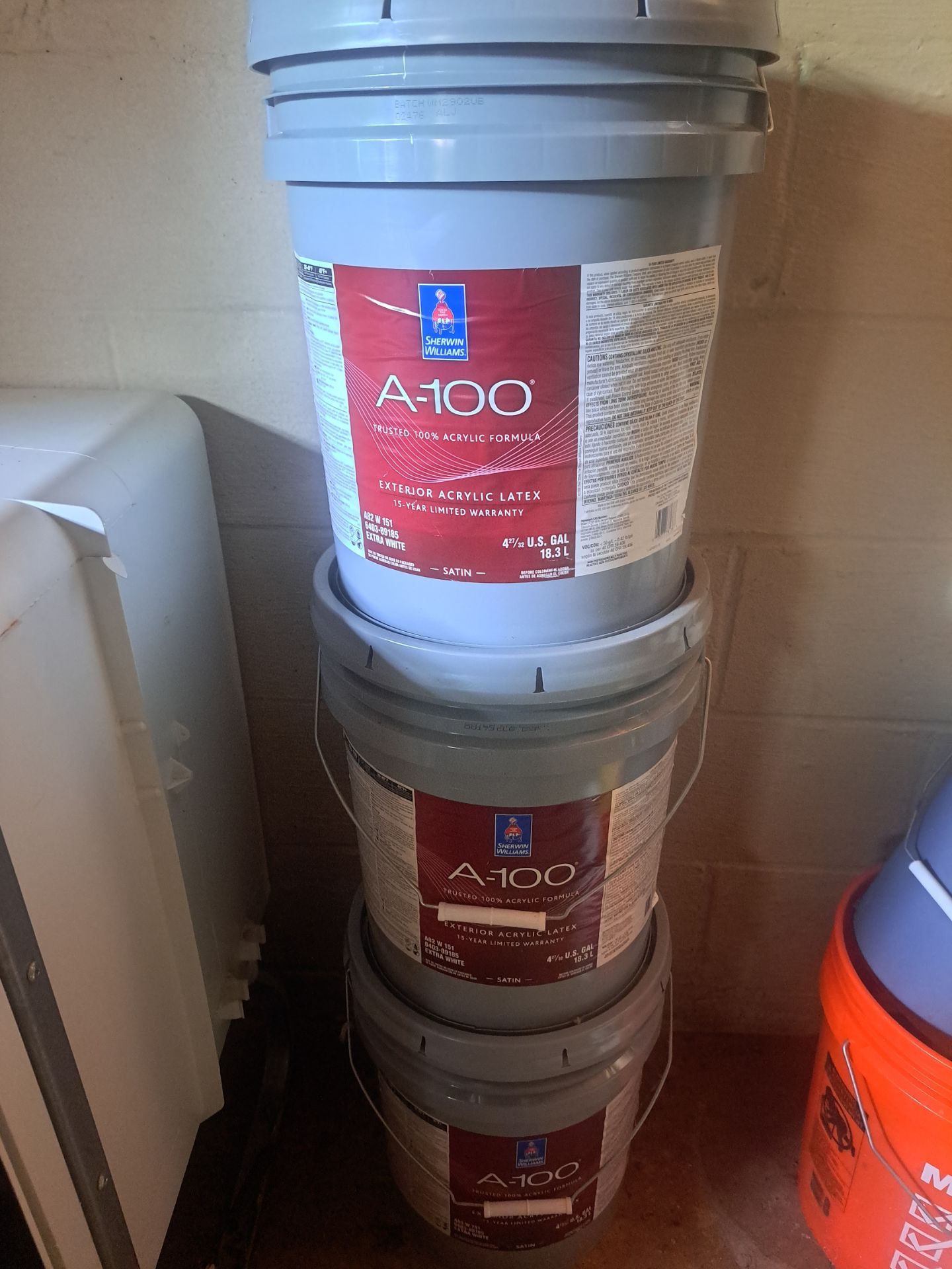 Paint - SW Exterior 15 gallons unused