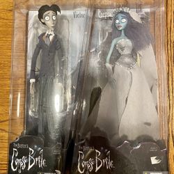 Vintage 2005 Corpse Bride Dolls