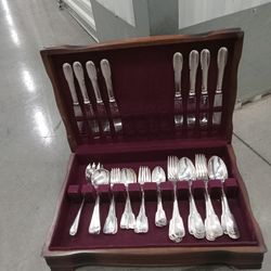 Luxurious Christofle Silver Flatware Set For 8 Plus More!