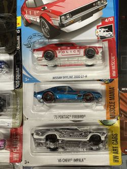 Different Hotwheels