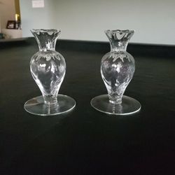 Princess House Candle Sticks Two