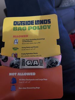 Outside lands GA ticket