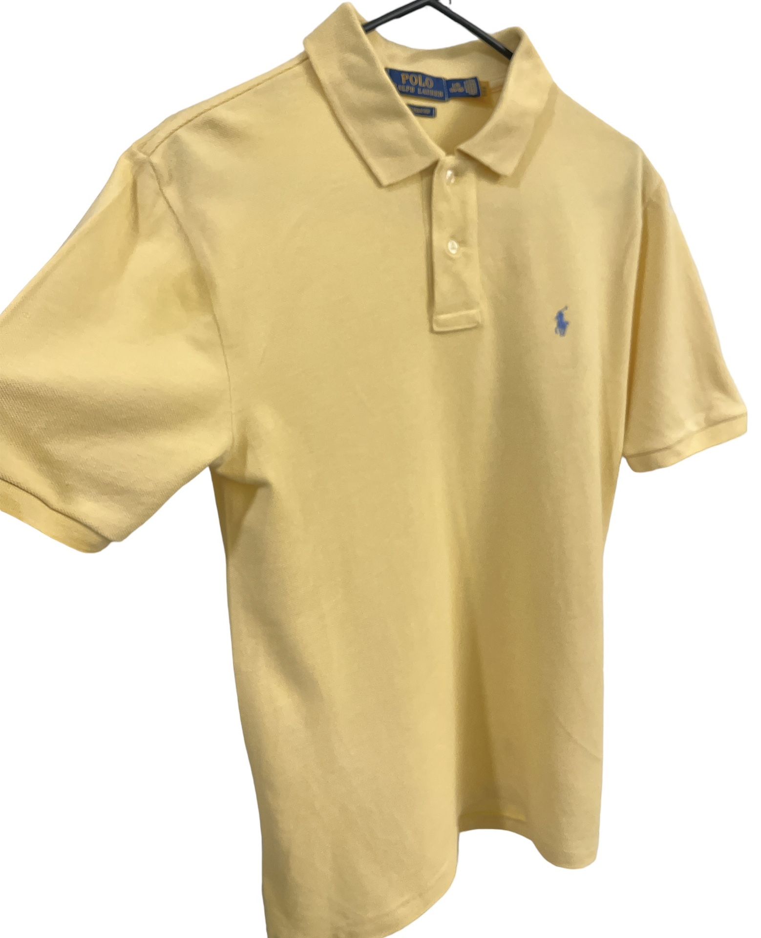 Polo Ralph Lauren Yellow 100% Cotton Short Sleeve T-Shirt Size Large (14-16