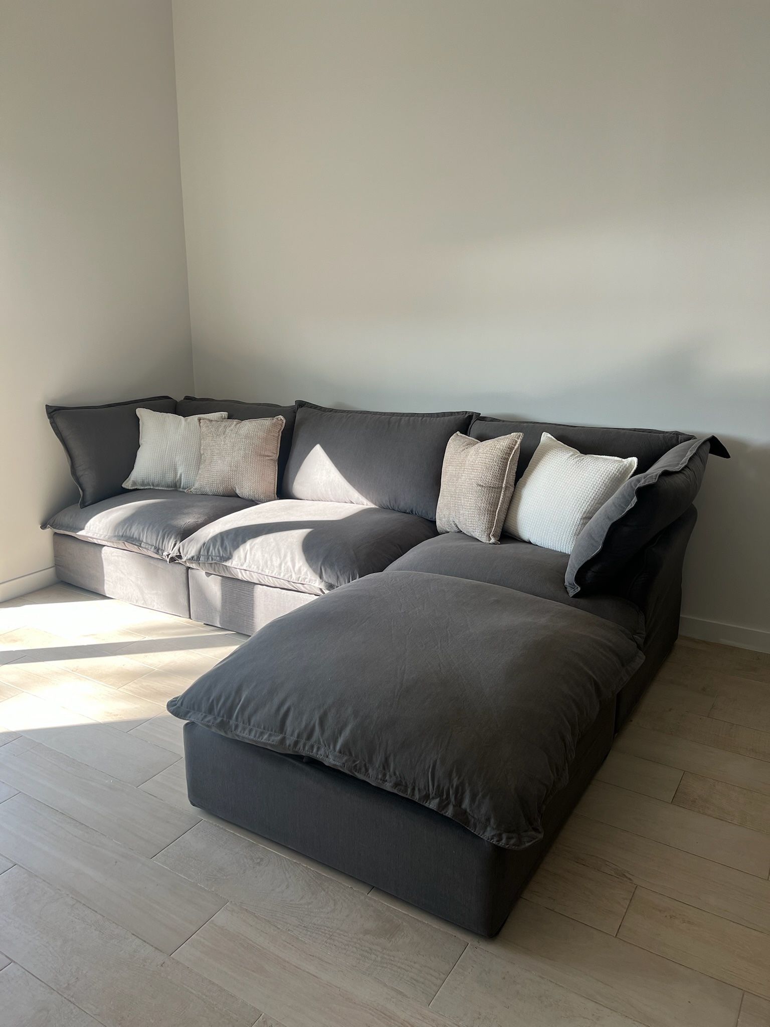 Gray Cloud Sectional (NEW)