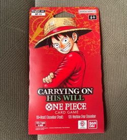 One Piece Carrying On His Will Sleeved Booster Pack OP13