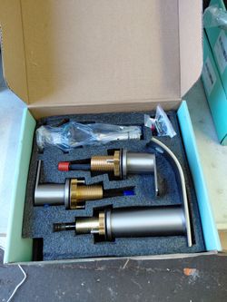 Androme 8" Widespread Bathroom Sink Faucet With Drain In Brushed Nickel