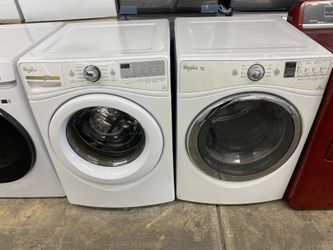 Used Washer And Gas dryer(working) Heavy Duty ( Free Installation) with Warranty 