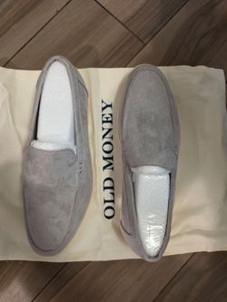 Old money suede loafers Gray SZ 42/9 runs big