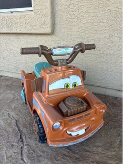Disney tow mater ride on electric truck with charger