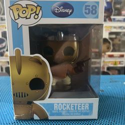 VAULTED Rocketeer Funko Pop #58 Disney Movies Series 8 Films Billy Campbell