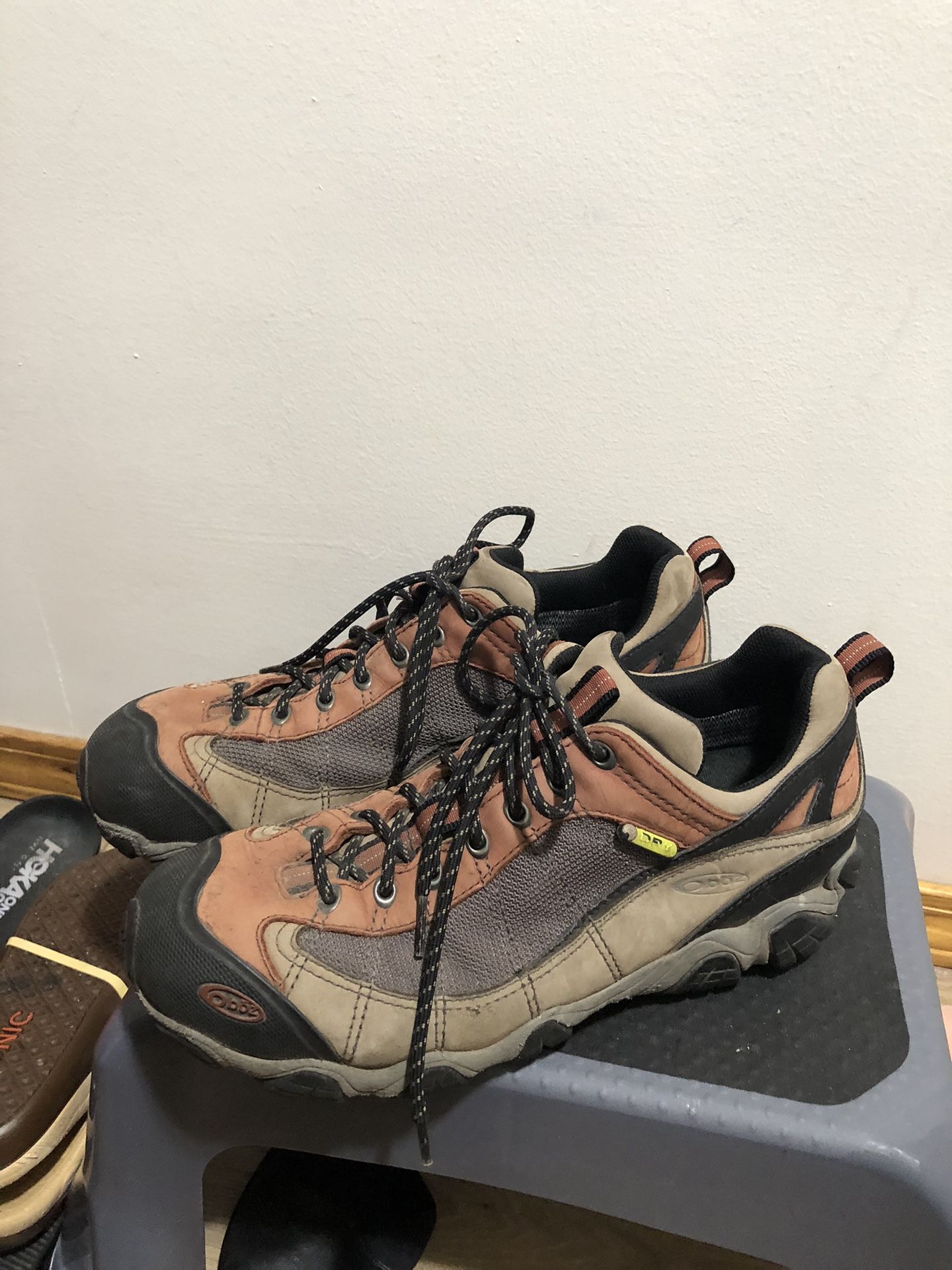 I Oboz Footwear Crispi Men's Dry Waterproof Hiking Leather Shoes. Size 10