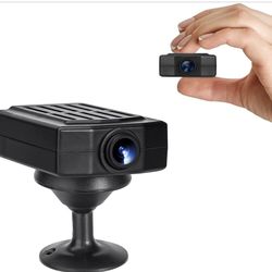 64GB Mini Security Camera,1080P Nanny Video Cam Dome Camera with Motion Detection, 3H Battery for Pet/Nanny Surveillance(Not WiFi)