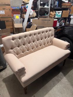 Beige Loveseat Sofa - Great condition