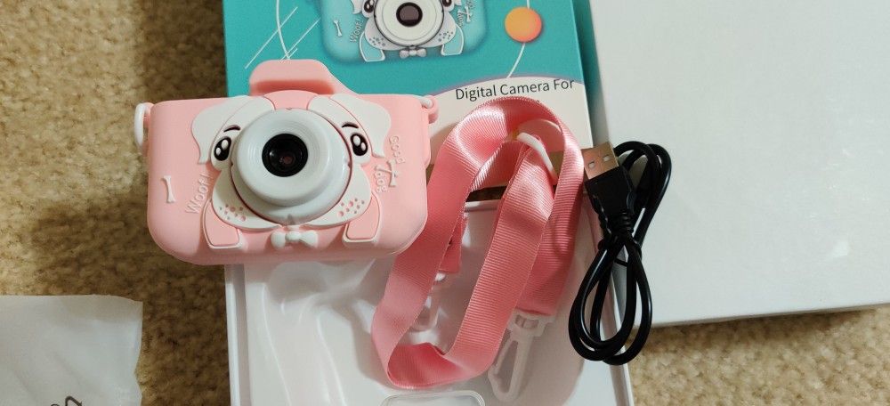 Kids Camera, 20.0MP Digital Dual Camera Rechargeable with 2.0 Inch IPS Screen,32GB SD Card Included, Girls Boys Gifts