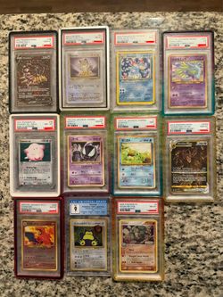 Pokemon PSA Slabs (Vintage, Modern, Mid Era)