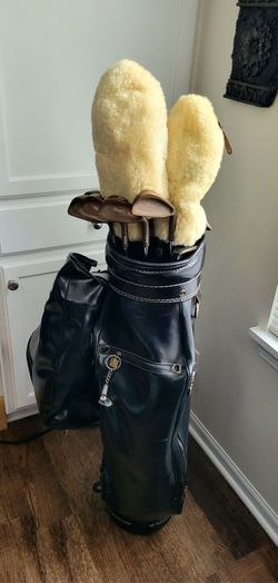 Callaway War Bird and S2H2 Woods Triumph VSS Irons full set with Ron Miller bag
