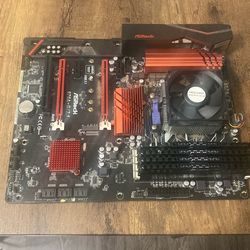 ASRock 970A-G/3.1 DDR3 Mother board/32GB RAM/CPU combo