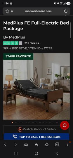 Medplus electric bed