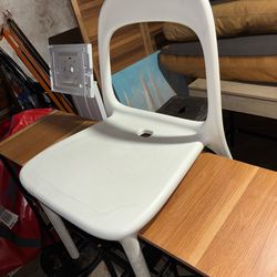 White Modern Plastic Chair