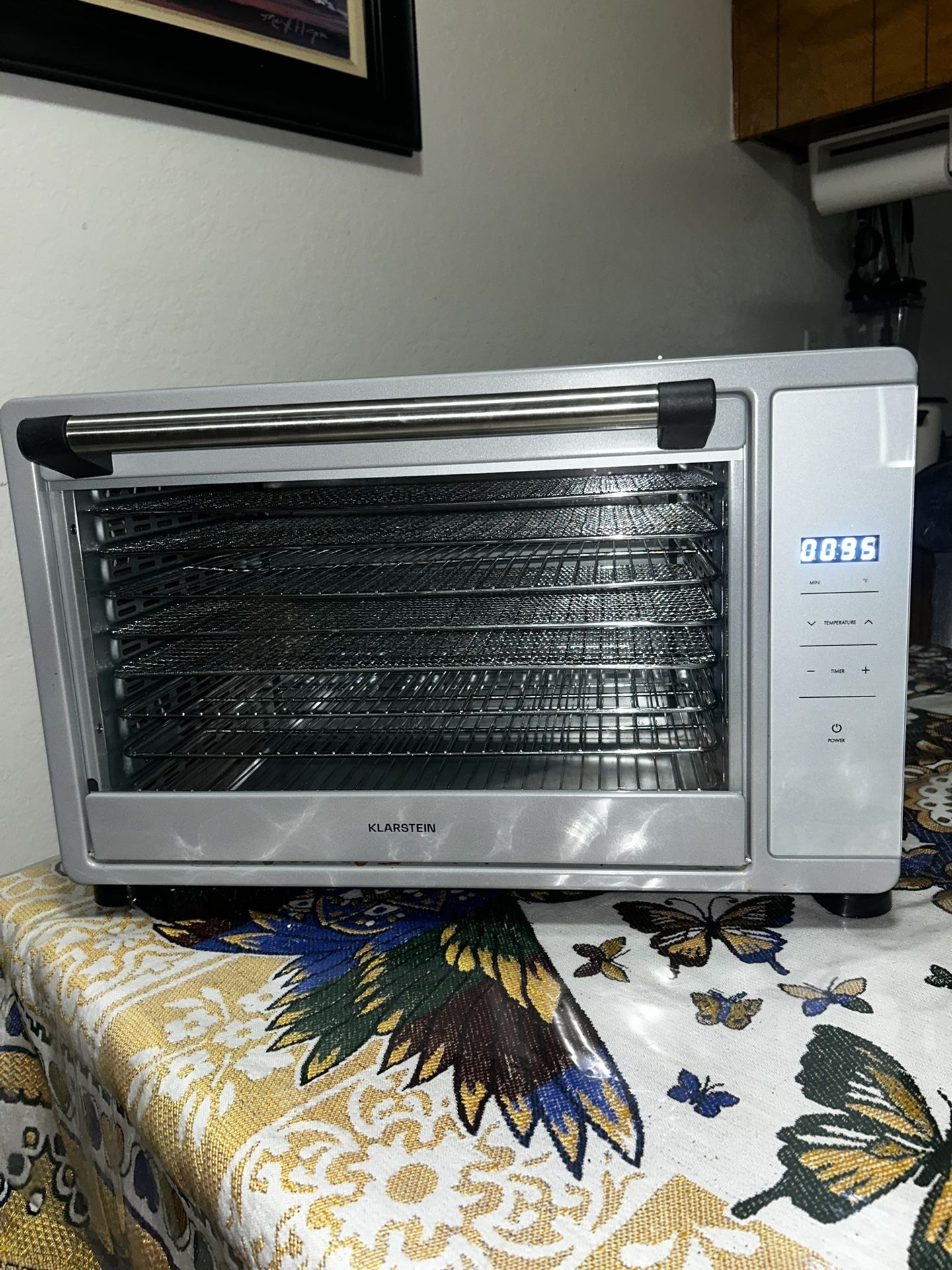 Klarstein Dehydrator, Food Dehydrator, Metal Dehydrator, Dehydrator Food Dryer, 650 Watt, Touch