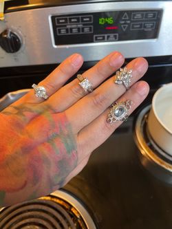 Real silver 925 rings
