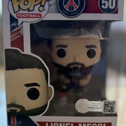 Funko Pop Football PSG: Lionel Messi Vinyl Figure Standard $15