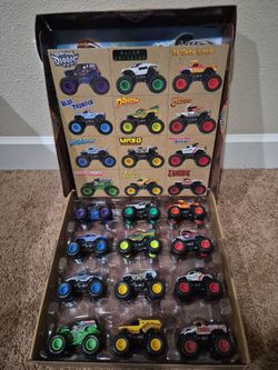 Monster Jam collectable car lot
