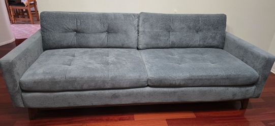 Comfy couch , grey/ blue