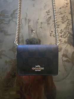 Coach shoulder wallet