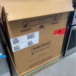 New Sub Zero Designer Undercounter Refrigerator-Panel Ready